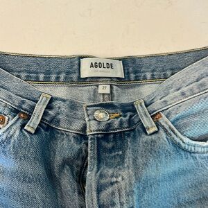 Agolde Parker Vintage Frayed denim shorts